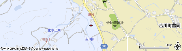 兵庫県三木市吉川町水上778周辺の地図