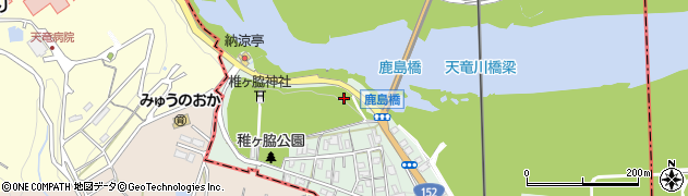 岩木稲荷社周辺の地図