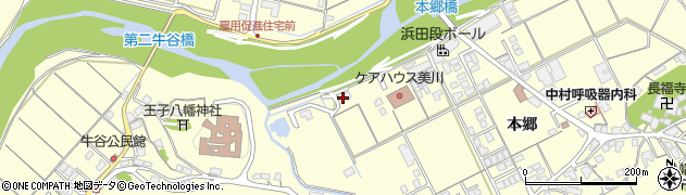 島根県浜田市内村町本郷476周辺の地図