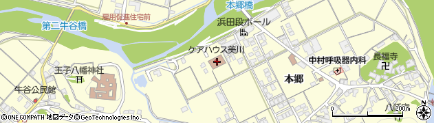 ケアハウス美川周辺の地図