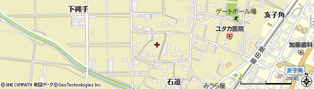 愛知県豊川市大木町石道24周辺の地図