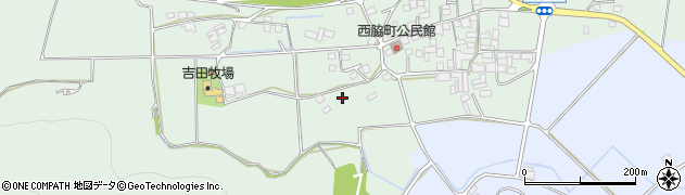 兵庫県小野市西脇町43周辺の地図