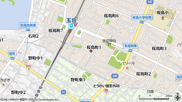 〒513-0817 三重県鈴鹿市桜島町の地図
