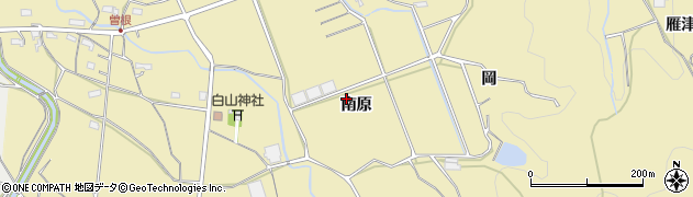 愛知県新城市中宇利（南原）周辺の地図