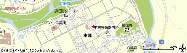 島根県浜田市内村町本郷676周辺の地図