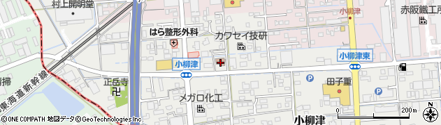小柳津公会堂周辺の地図