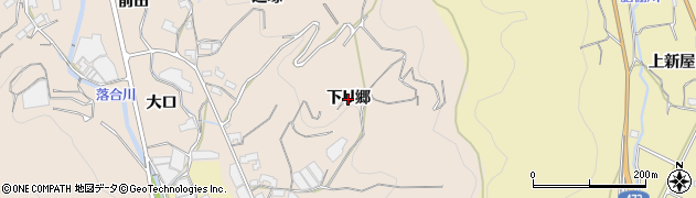 愛知県蒲郡市坂本町（下リ郷）周辺の地図