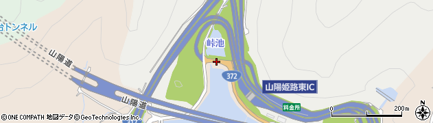 山陽姫路東ＩＣ周辺の地図
