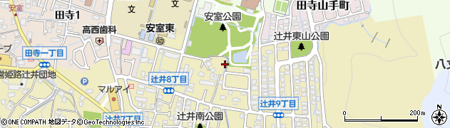 辻井団地第一公園周辺の地図