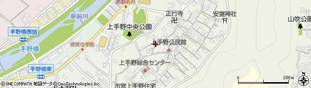 兵庫県姫路市上手野75周辺の地図