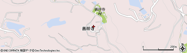 兵庫県三木市口吉川町（善祥寺）周辺の地図