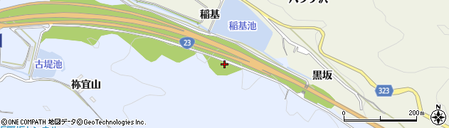 愛知県幸田町（額田郡）芦谷（坂野口）周辺の地図