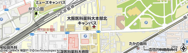 タクマ高槻寮周辺の地図
