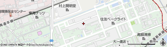 住友ベークライト株式会社　静岡工場自動車製品開発研究所周辺の地図
