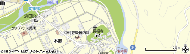 島根県浜田市内村町本郷839周辺の地図