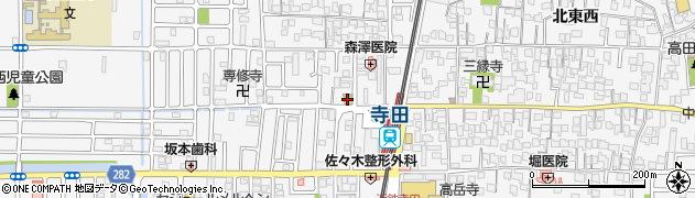 ハーティ・ドラッグマツノキ寺田店周辺の地図