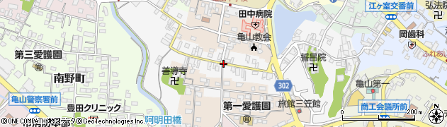 三重県亀山市西町周辺の地図