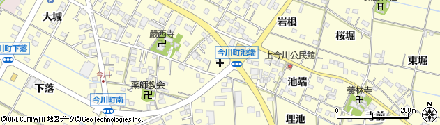 愛知県西尾市今川町御堂東102周辺の地図
