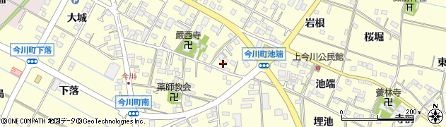 愛知県西尾市今川町御堂東92周辺の地図