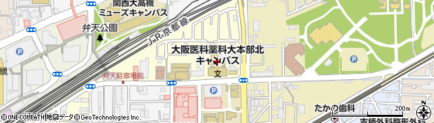 大阪府高槻市八丁西町7周辺の地図