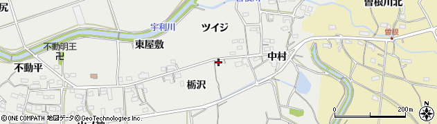 愛知県新城市富岡（栃沢）周辺の地図