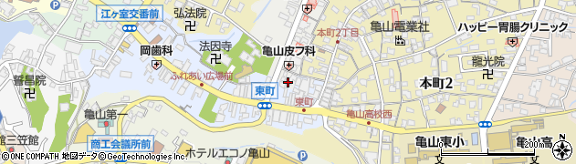 三重県亀山市渋倉町周辺の地図