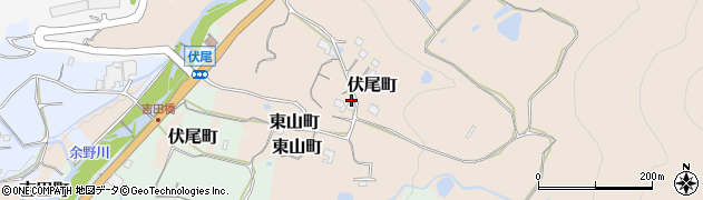 大阪府池田市伏尾町104周辺の地図