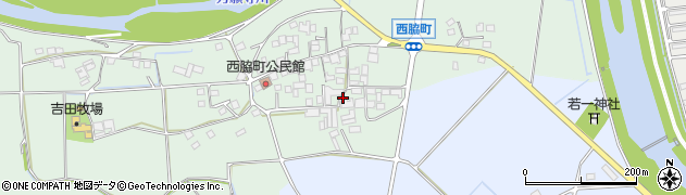 兵庫県小野市西脇町周辺の地図