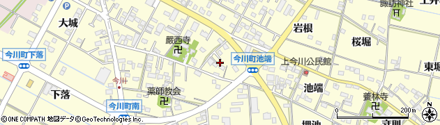 愛知県西尾市今川町御堂東88周辺の地図