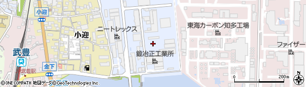 愛知県武豊町（知多郡）沢田新田周辺の地図