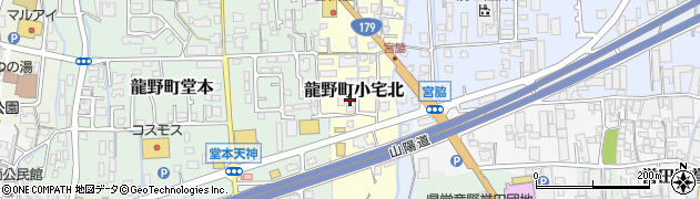 兵庫県たつの市龍野町小宅北61周辺の地図