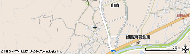 兵庫県姫路市飾東町山崎1122周辺の地図