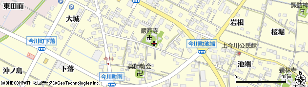 愛知県西尾市今川町御堂東67周辺の地図
