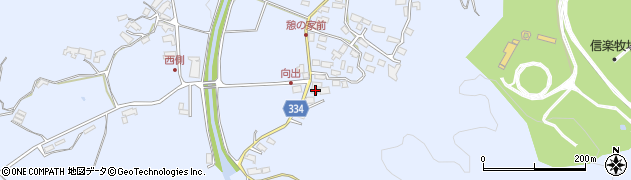 滋賀県甲賀市信楽町神山1742周辺の地図
