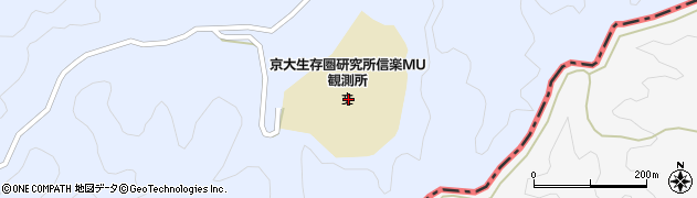 滋賀県甲賀市信楽町神山2746周辺の地図