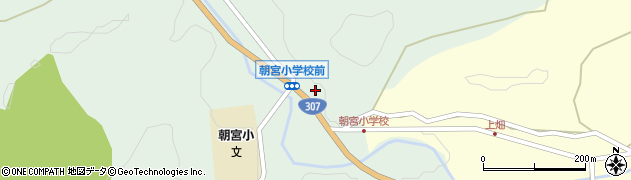 滋賀県甲賀市信楽町下朝宮351周辺の地図