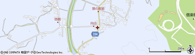 滋賀県甲賀市信楽町神山1744周辺の地図