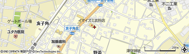 愛知県豊川市一宮町泉周辺の地図