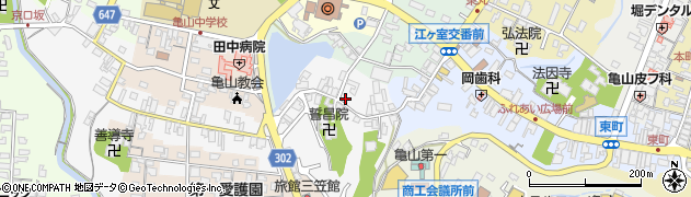 亀山交通株式会社　タクシー配車センター周辺の地図