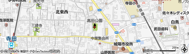 高田児童公園周辺の地図