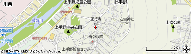 兵庫県姫路市上手野100周辺の地図