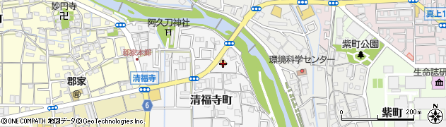 金比羅製麺 高槻清福寺店周辺の地図