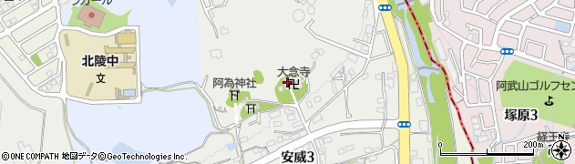 大念寺周辺の地図