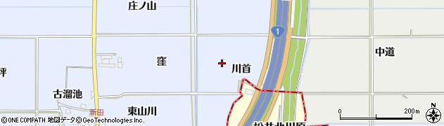 京都府八幡市内里（川首）周辺の地図