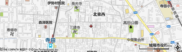 京都府城陽市寺田北東西92周辺の地図