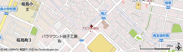 鈴鹿暁郵便局 ＡＴＭ周辺の地図