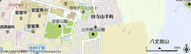 兵庫県姫路市田寺山手町周辺の地図