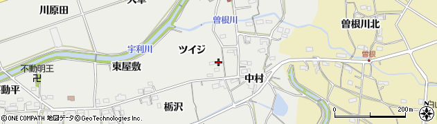 愛知県新城市富岡（ツイジ）周辺の地図