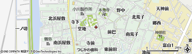 愛知県西尾市楠村町堂地33周辺の地図