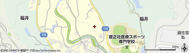 忍頂寺福井線周辺の地図